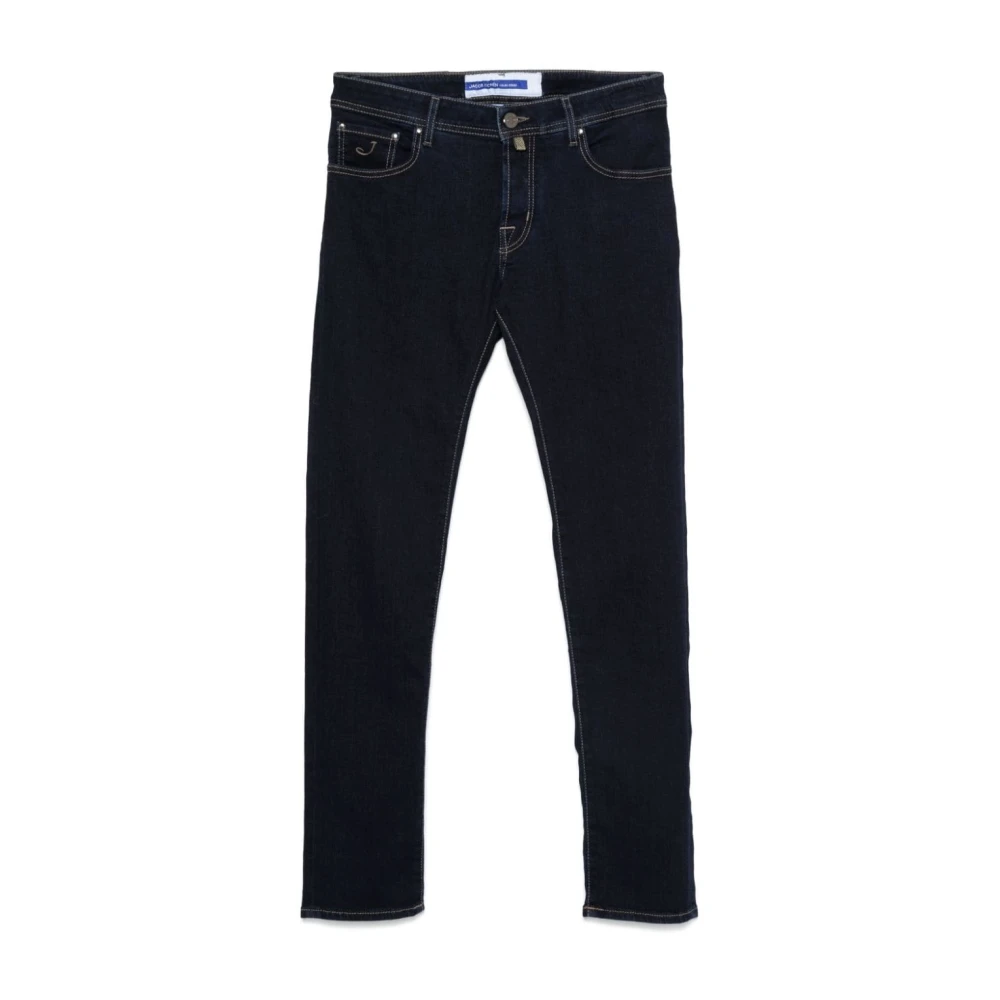 Jacob Cohën Blauwe Stretch Denim Jeans Blue Heren