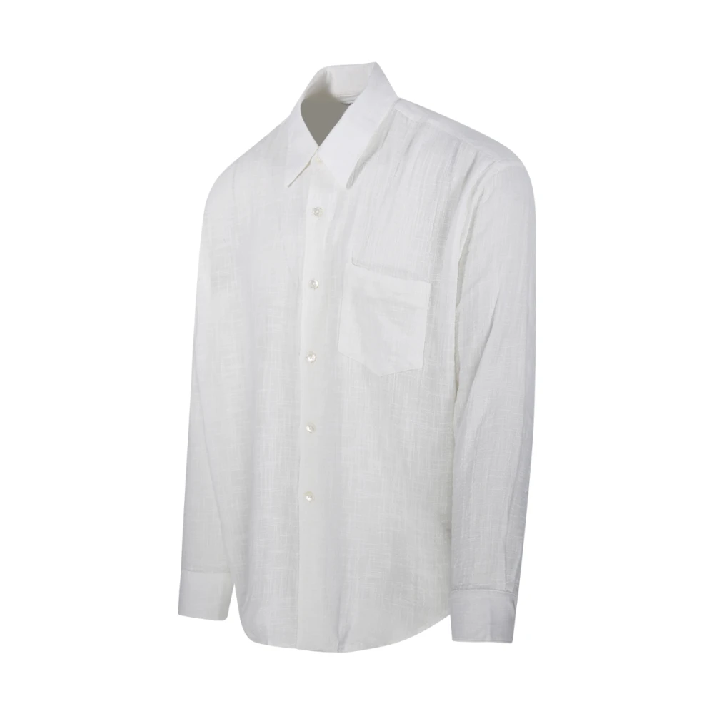 Our Legacy Air Cotton Coco Shirt White Heren