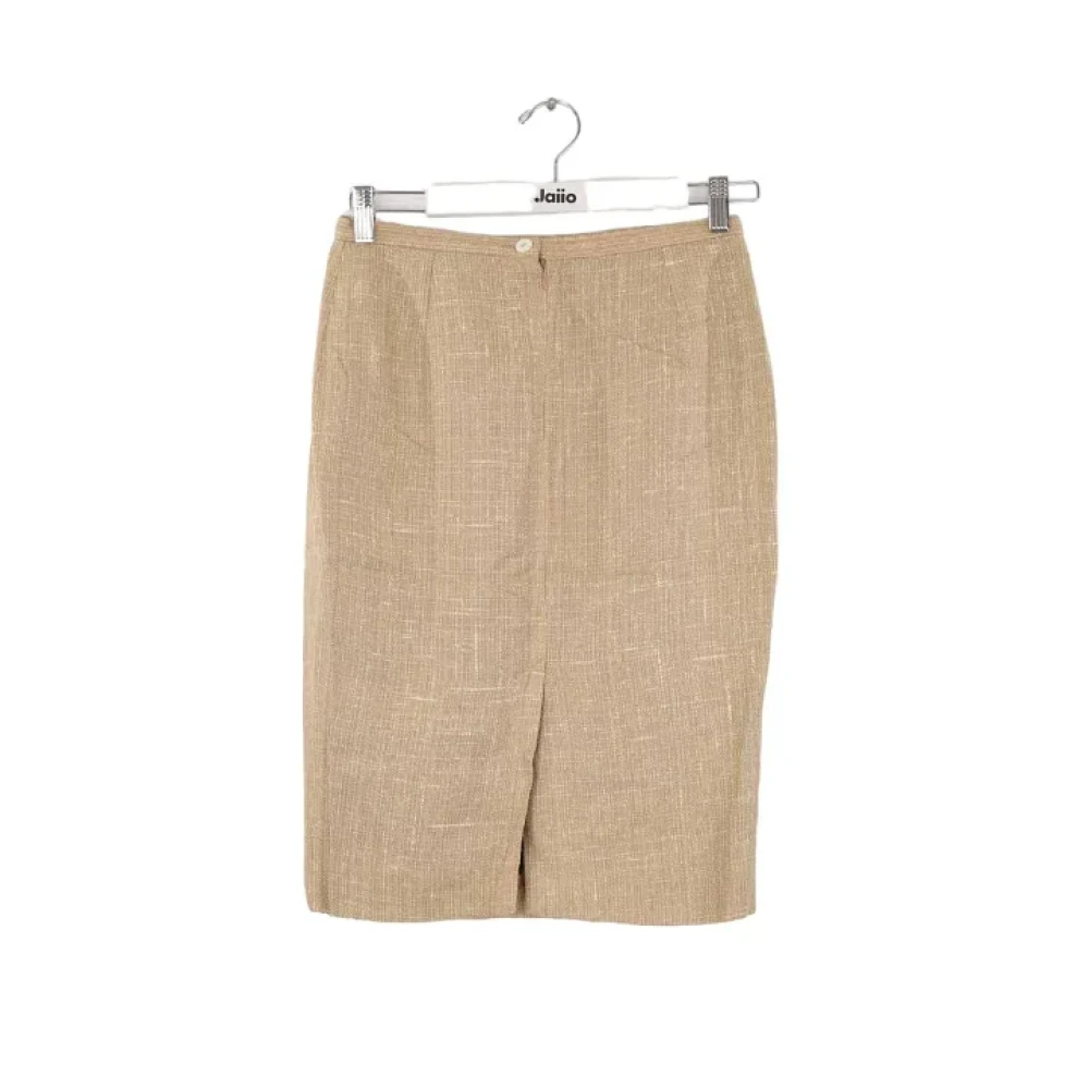 Dolce & Gabbana Pre-owned Fabric bottoms Beige Dames