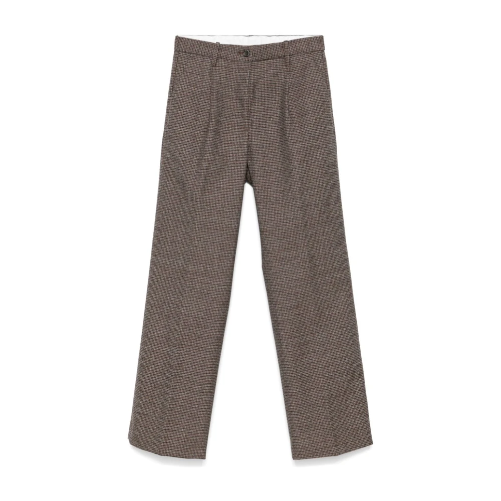 Nine In The Morning Houndstooth Wollen Broek MultiColour Multicolor Dames