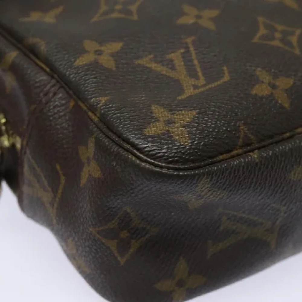 Louis Vuitton Vintage Pre-owned Canvas clutches Brown Dames