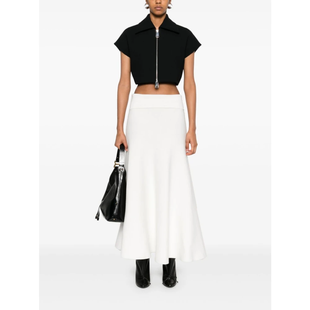 Khaite Zwarte Robin Top Black Dames