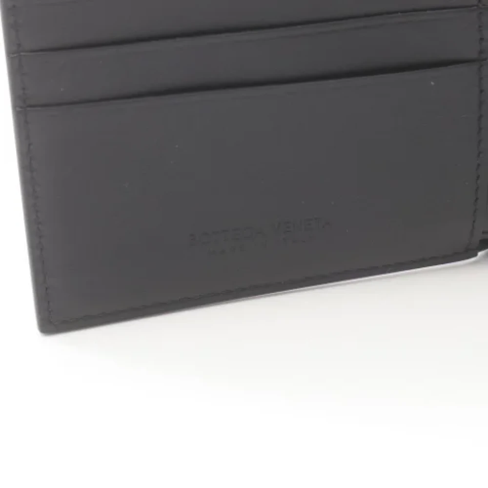 Bottega Veneta Vintage Pre-owned Leather wallets Black Heren
