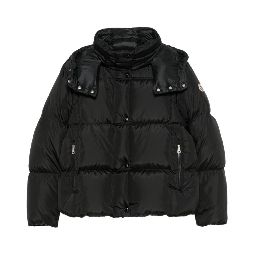 Moncler , Damen, Jacken, Schwarzk, M
