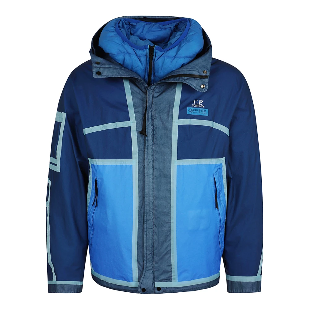 C.P. Company Blauwe Jas voor Mannen Aw24 Blue Heren
