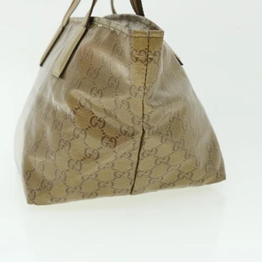 Gucci Vintage Pre-owned Canvas gucci-bags Yellow Dames