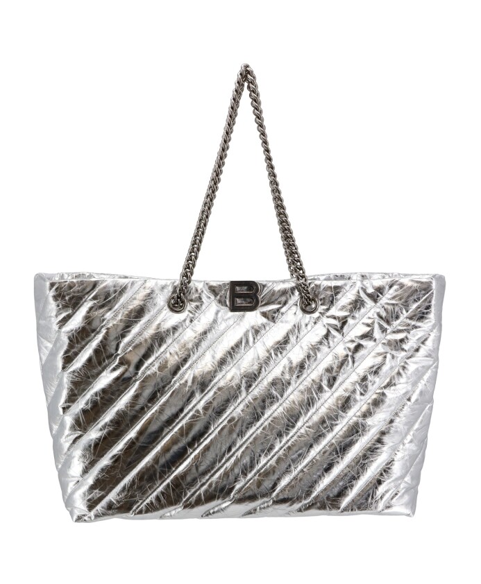 metallic-handbag-with-zip-pocket