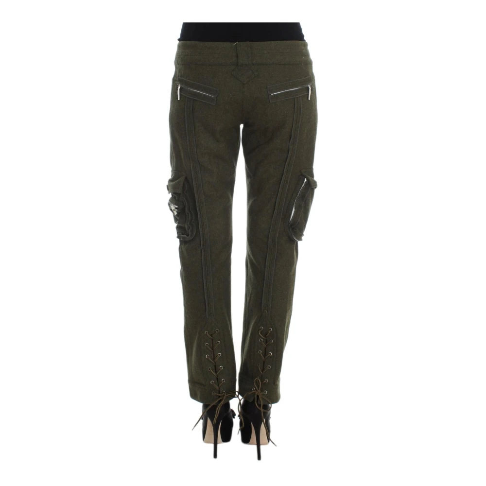 Ermanno Scervino Groene Cargo Broek voor Vrouwen Green Dames