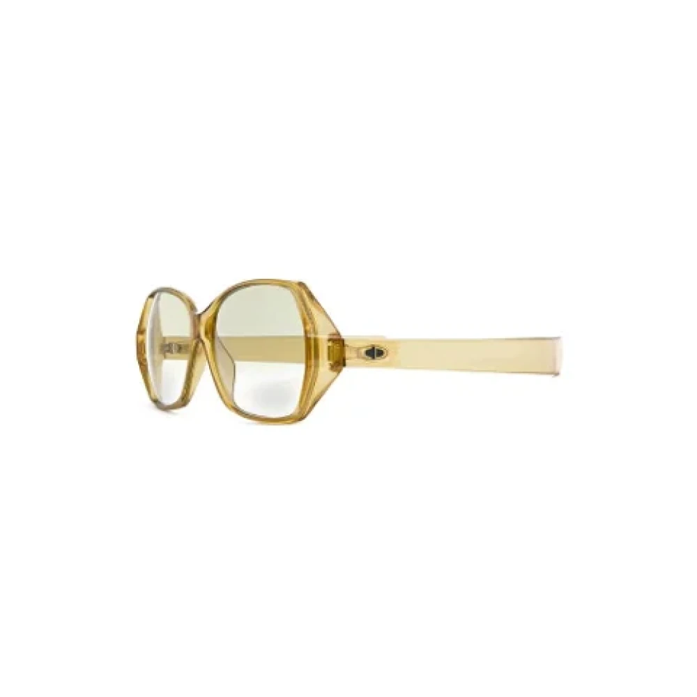 Dior Vintage Pre-owned Acetate sunglasses Yellow Dames