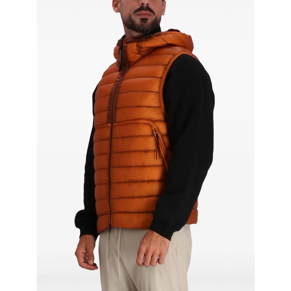 C.P. Company Stijlvolle Vest voor Buitenkleding Orange Heren