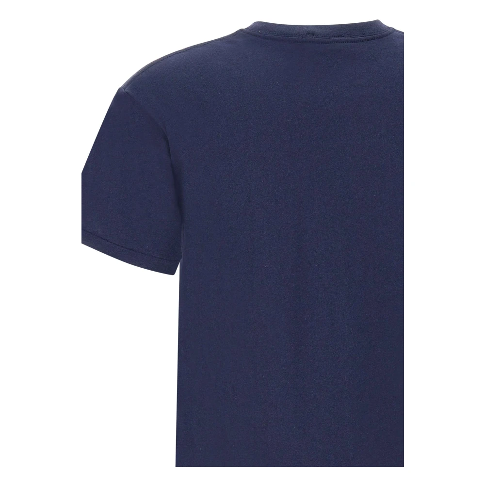 Polo Ralph Lauren Klassiek Katoenen T-shirt met Bear Logo Blue Dames