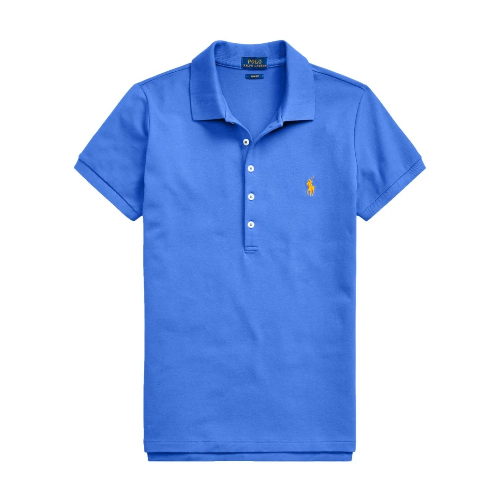 Ralph Lauren Iris Blue Julie Polo Shirt Blue Dames
