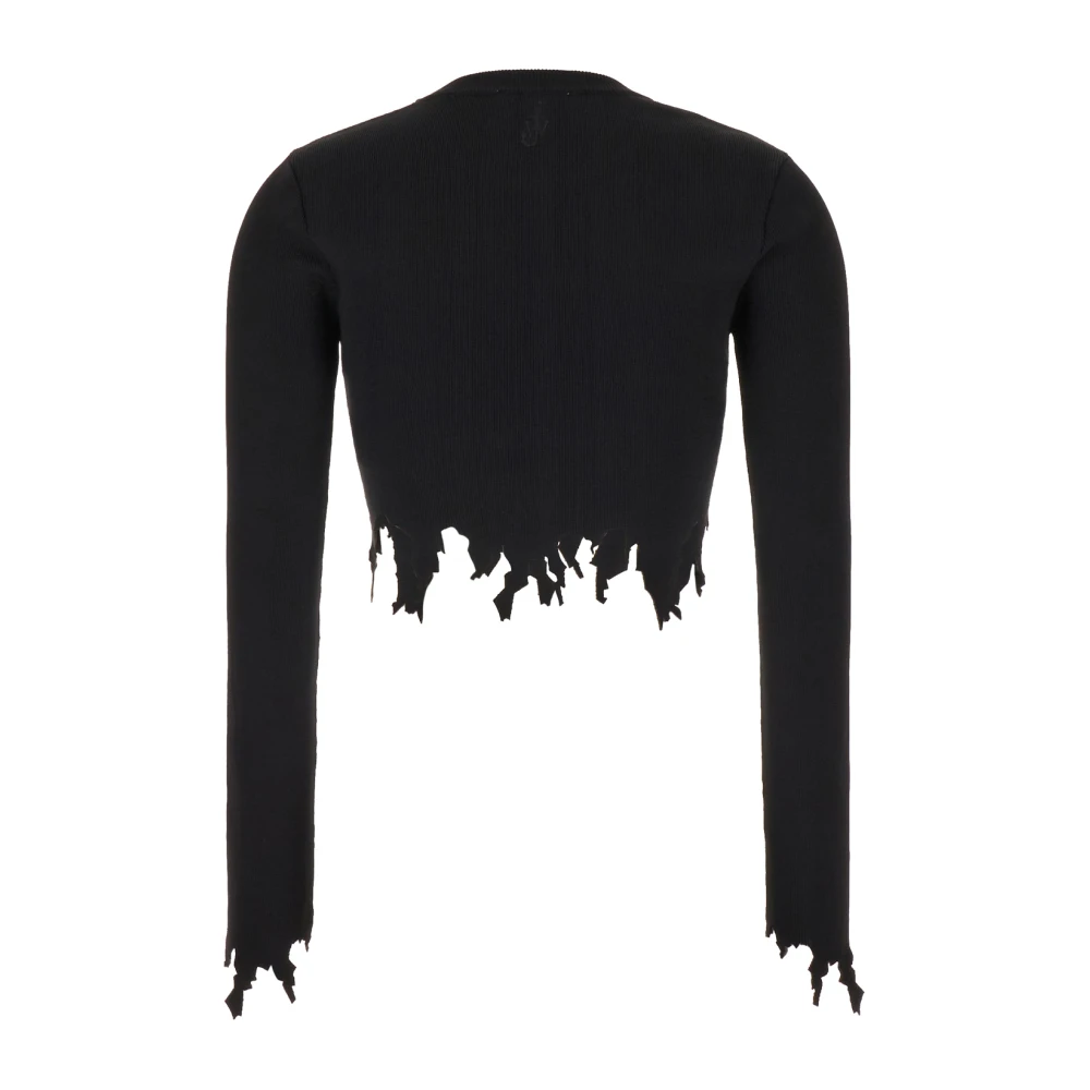 JW Anderson Long Sleeve Tops Black Dames