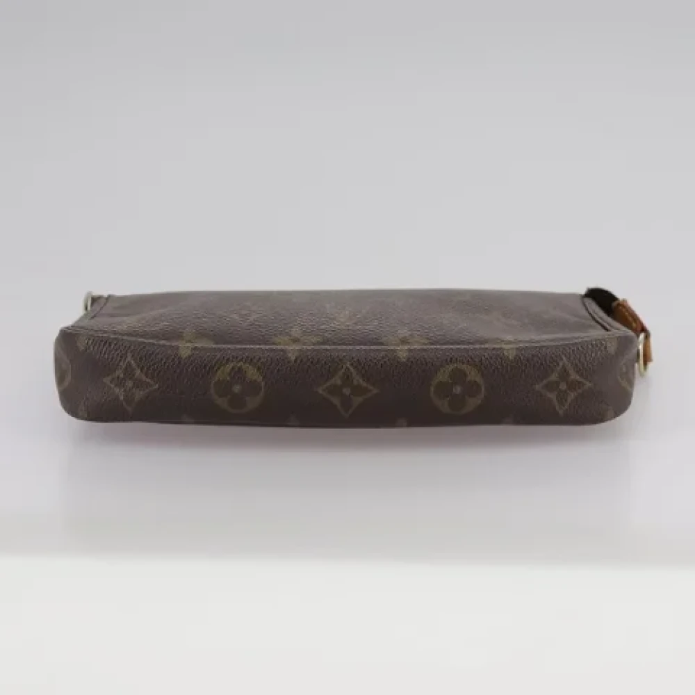 Louis Vuitton Vintage Pre-owned Canvas clutches Brown Dames