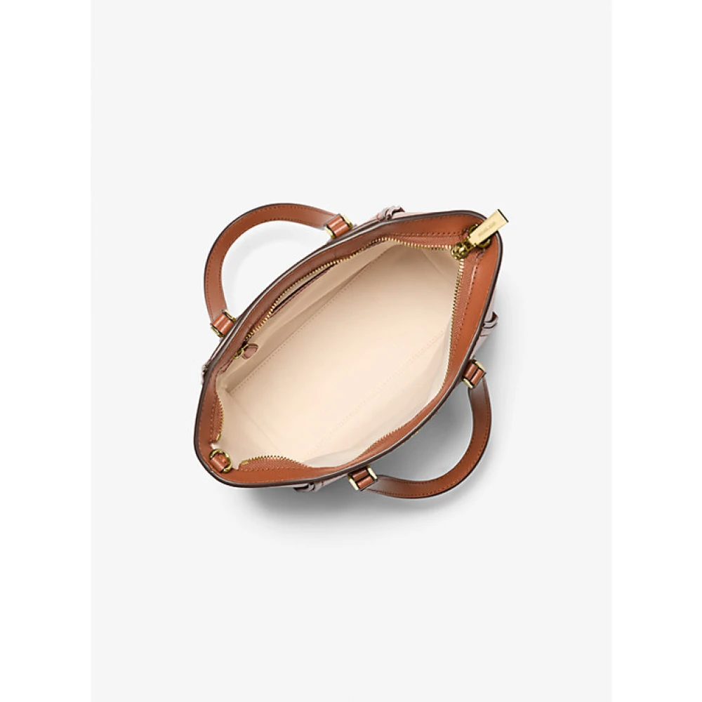 Michael Kors Taryn Leren Logotas Brown Dames