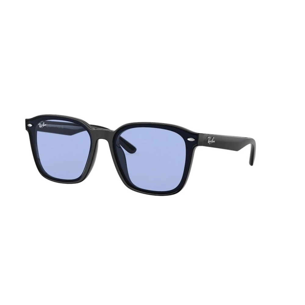 Ray - Ban Unisex Blue Ray - Ban Rb4392d 601/80 Sunglasses Injected Black Squared Normal - Image 6