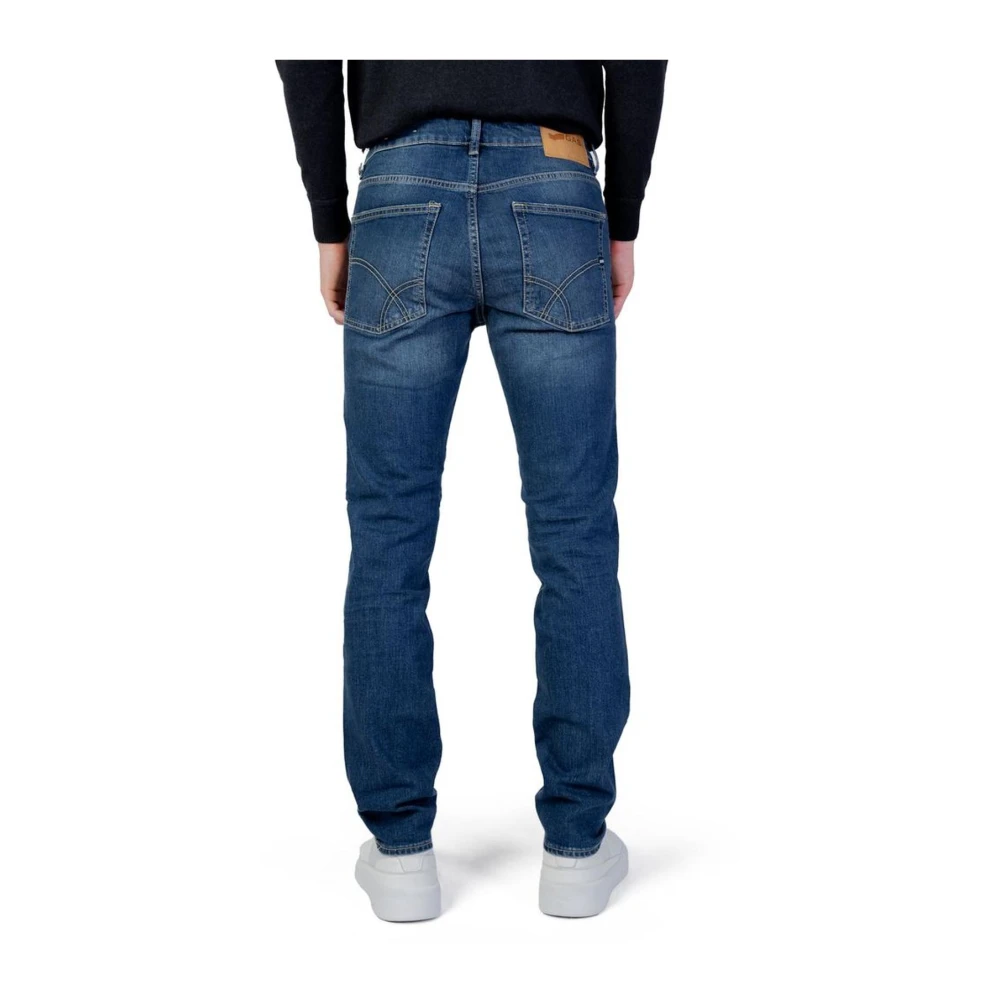 GAS Slim Fit Katoenen Jeans met Elastaan Blue Heren