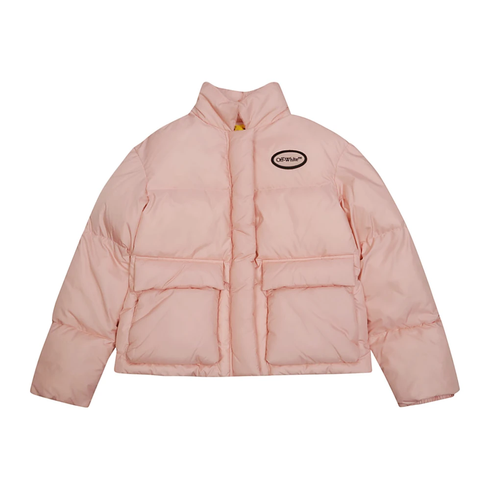 Off White Arrow Puffer Jacka Pink, Pojke