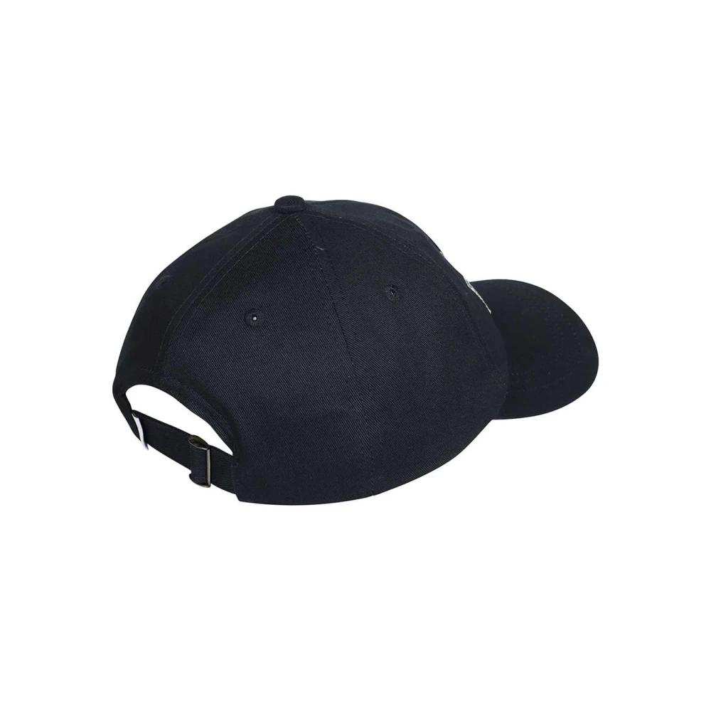 Les Deux Baseball Cap met Contrasterend Logo Blue Heren