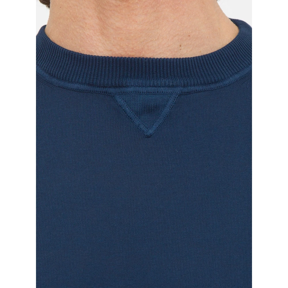 Eleventy Blauwe Ronde Hals Trui Blue Heren