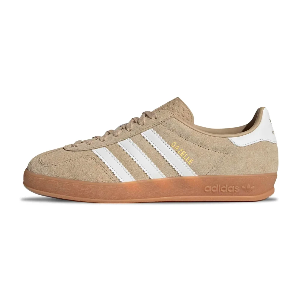 Adidas Men's Beige Skateboarding, 12 Uk, Gazelle Indoor