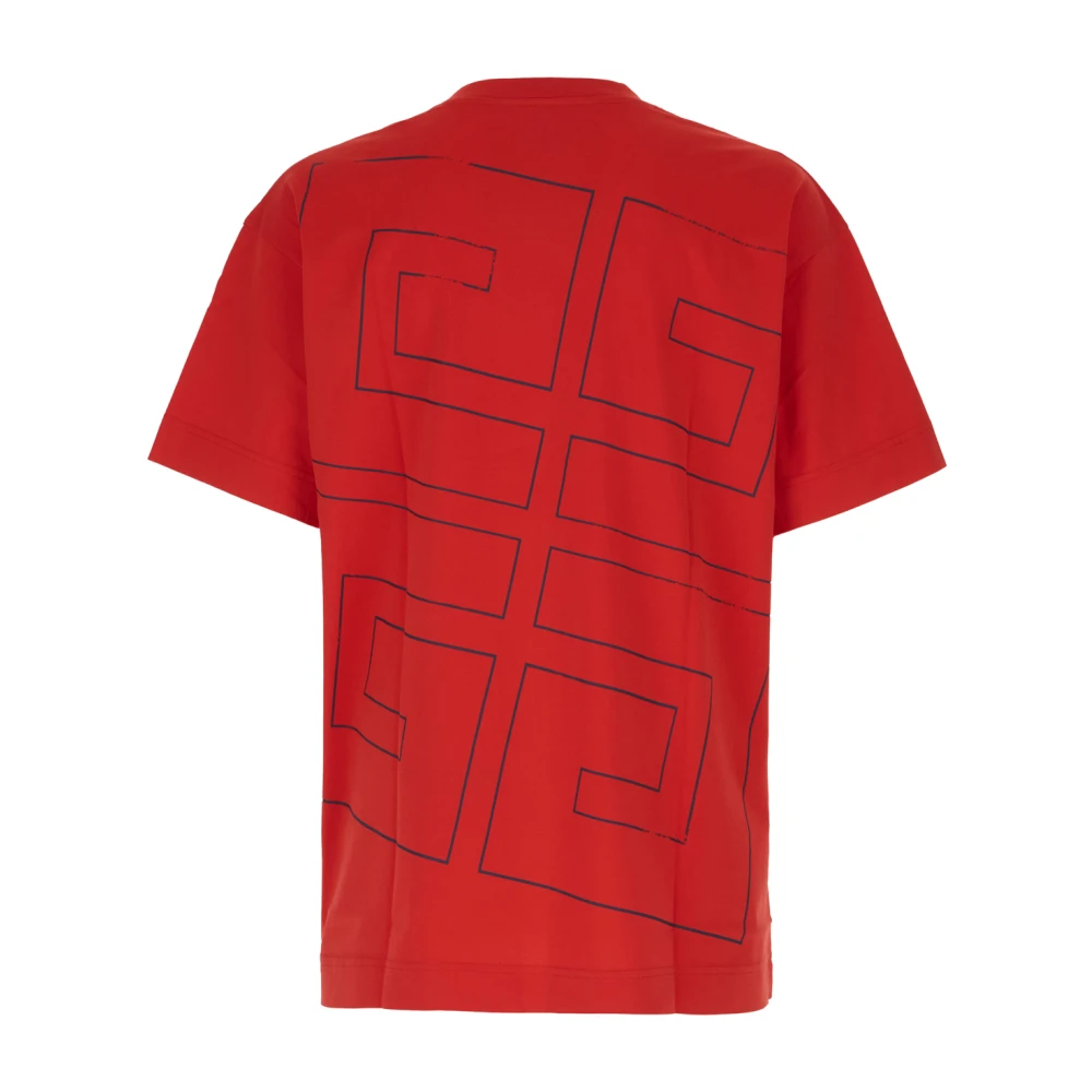 Givenchy 4G T-Shirt Red Heren