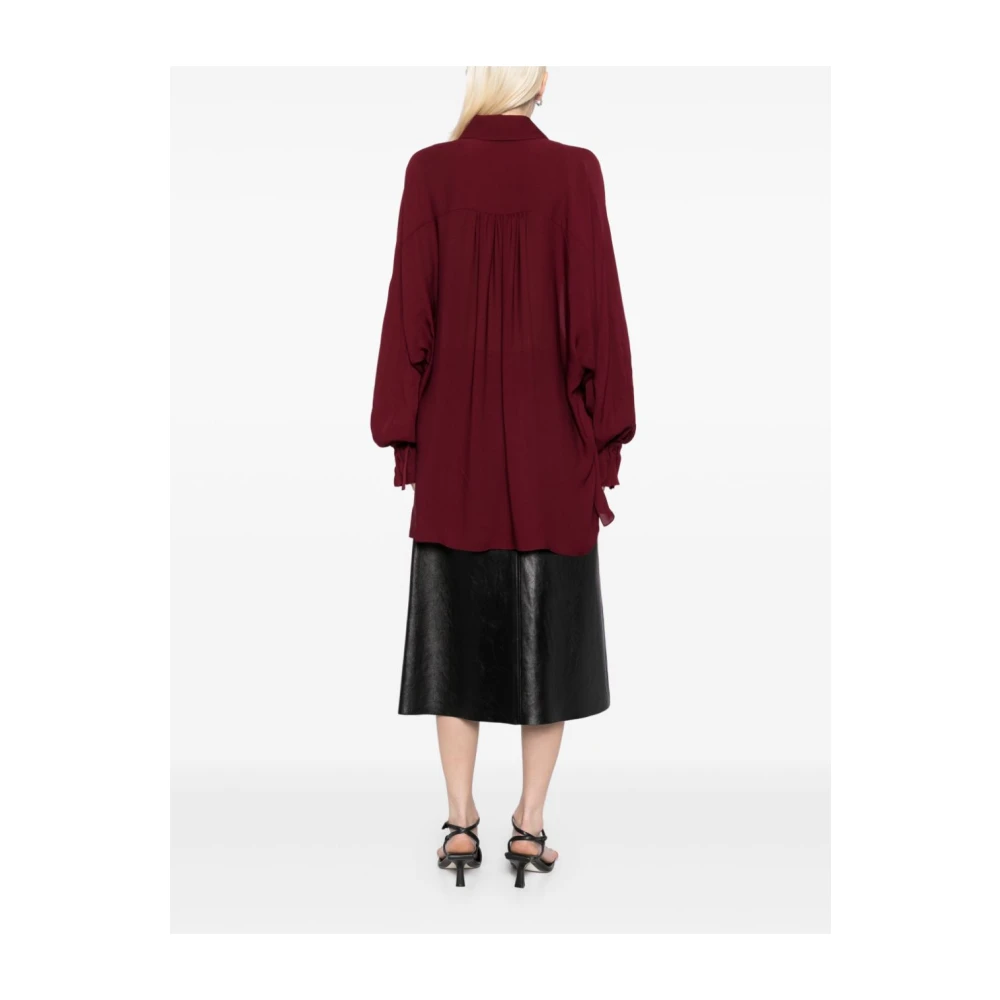 Khaite Oxblood Ceelo Top Brown Dames