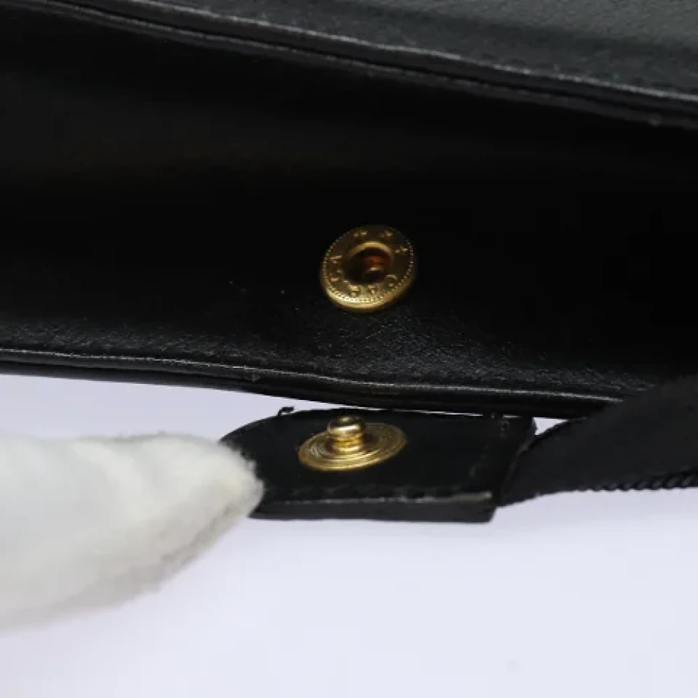 Valentino Vintage Pre-owned Leather handbags Black Dames