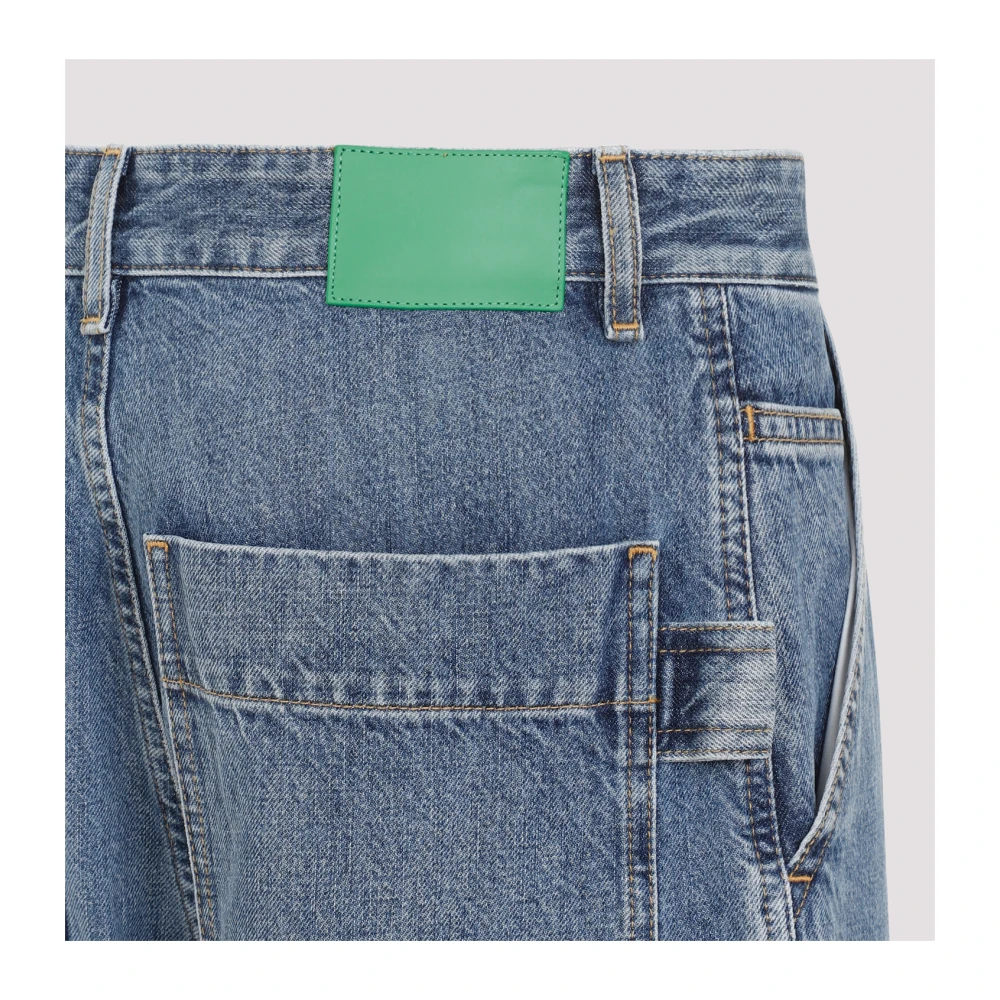 Bottega Veneta Blauwe Cargo Jeans Aw24 Blue Dames