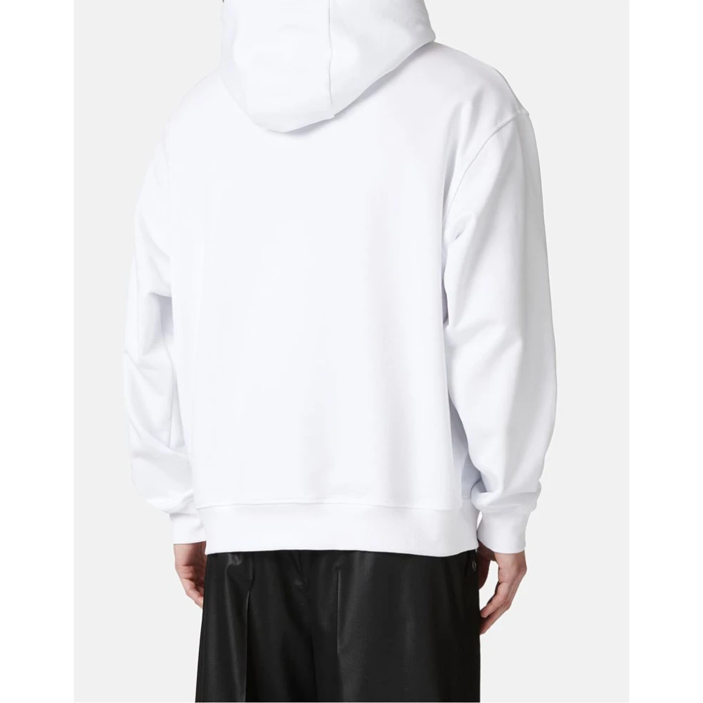 Iceberg Sweatshirt met capuchon en logo White Heren