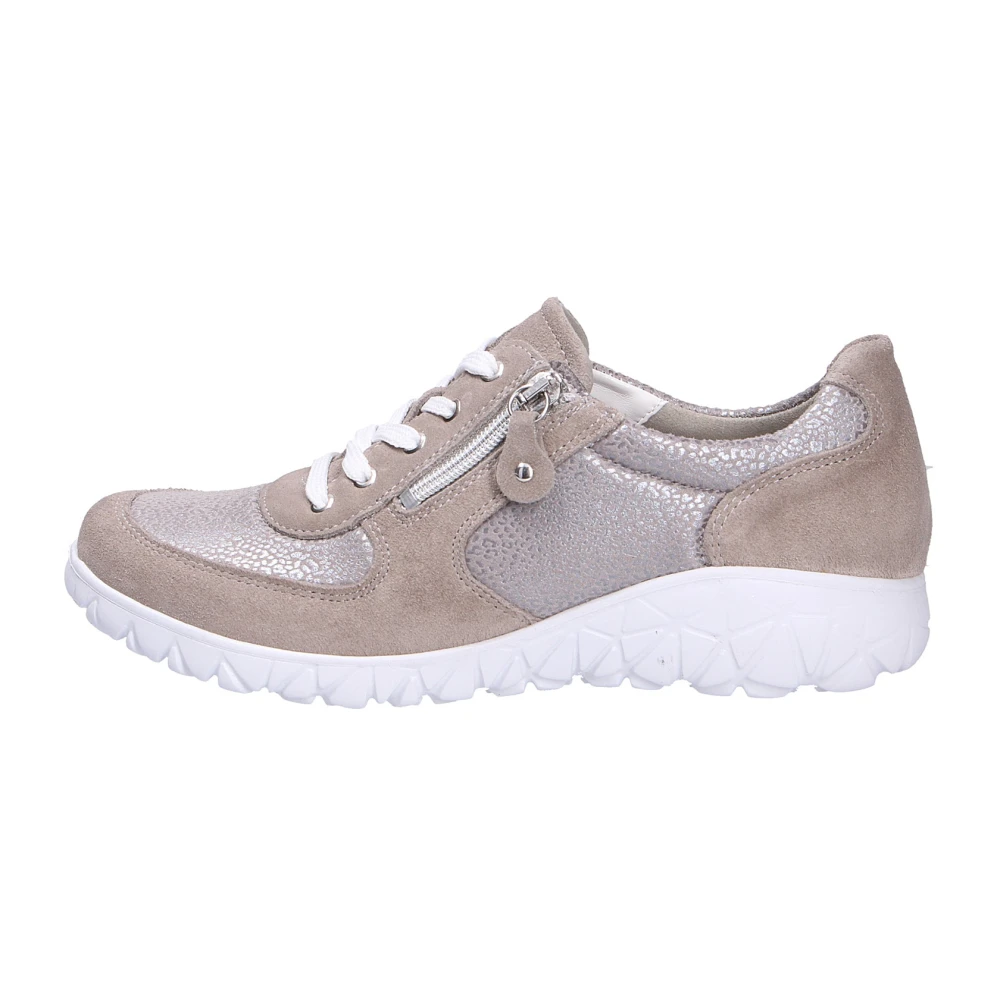 Waldläufer Comfort Veterschoen Dames Schoenen Grijs