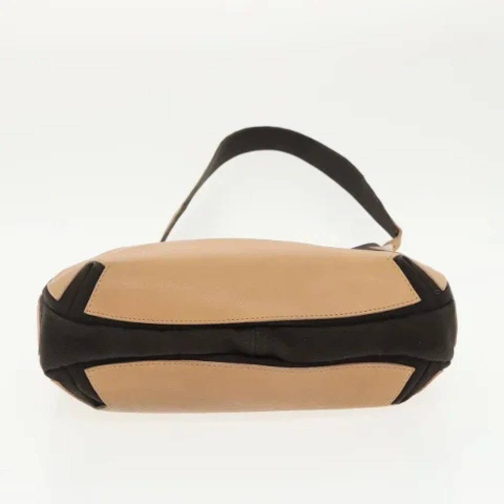 Bally Pre-owned Leather shoulder-bags Beige Dames