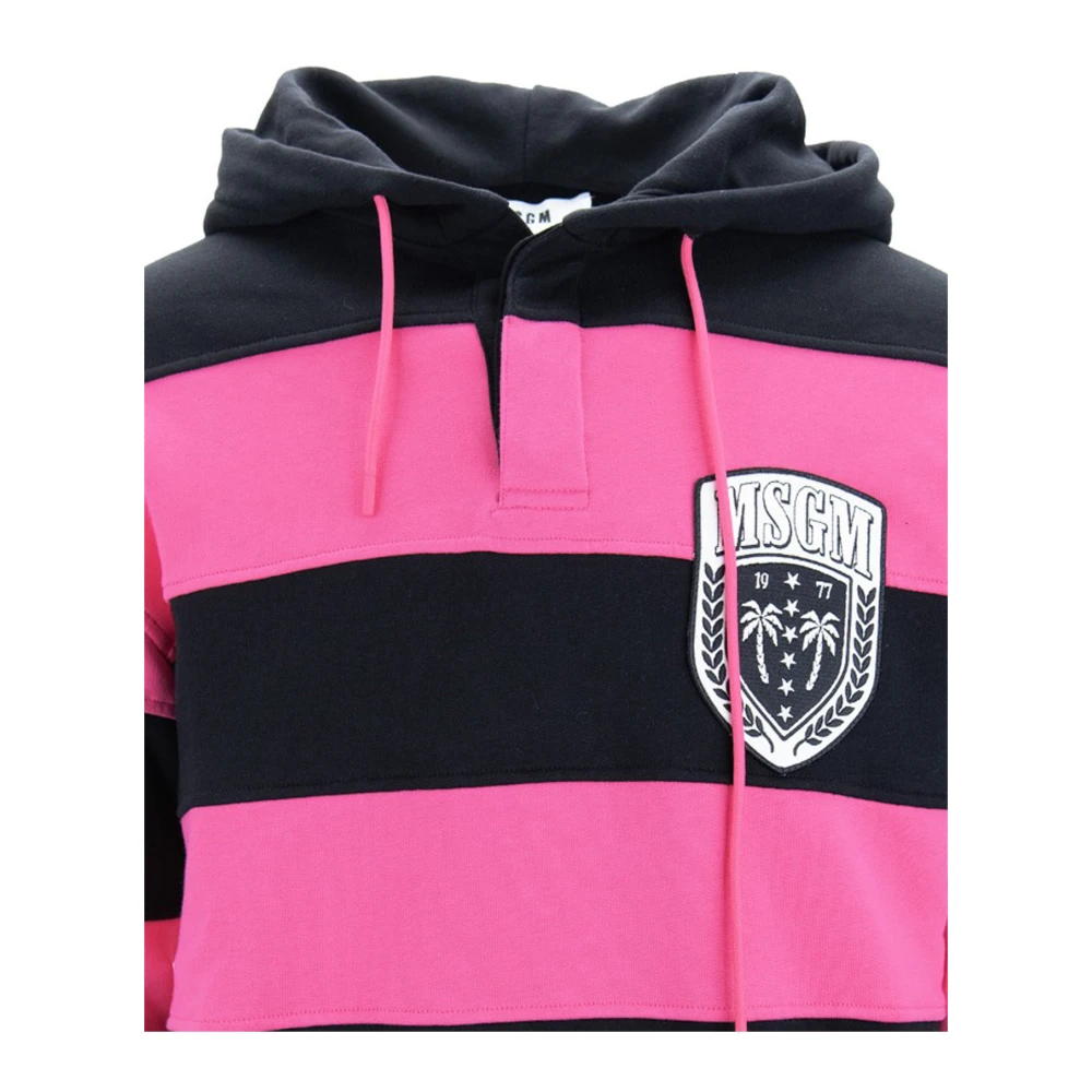 Msgm Heren hoodie met knopen Multicolor Heren