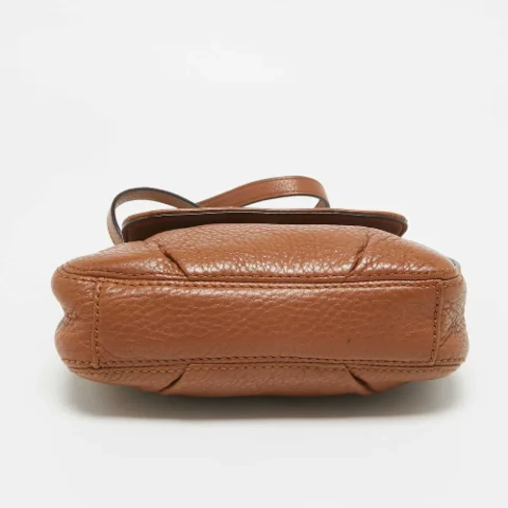 Michael Kors Pre-owned Leather crossbody-bags Brown Dames
