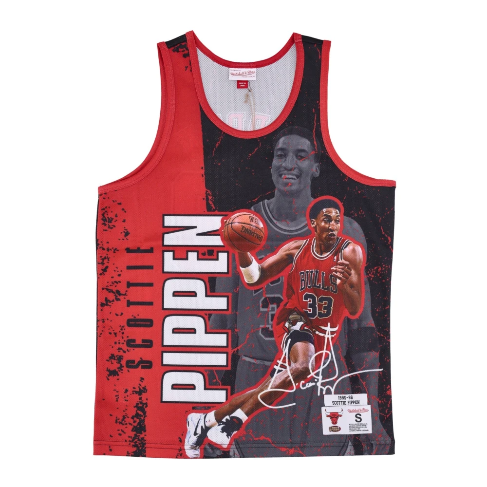 Mitchell & Ness Chicago Bulls Tanktop Scottie Pippen Multicolor Heren