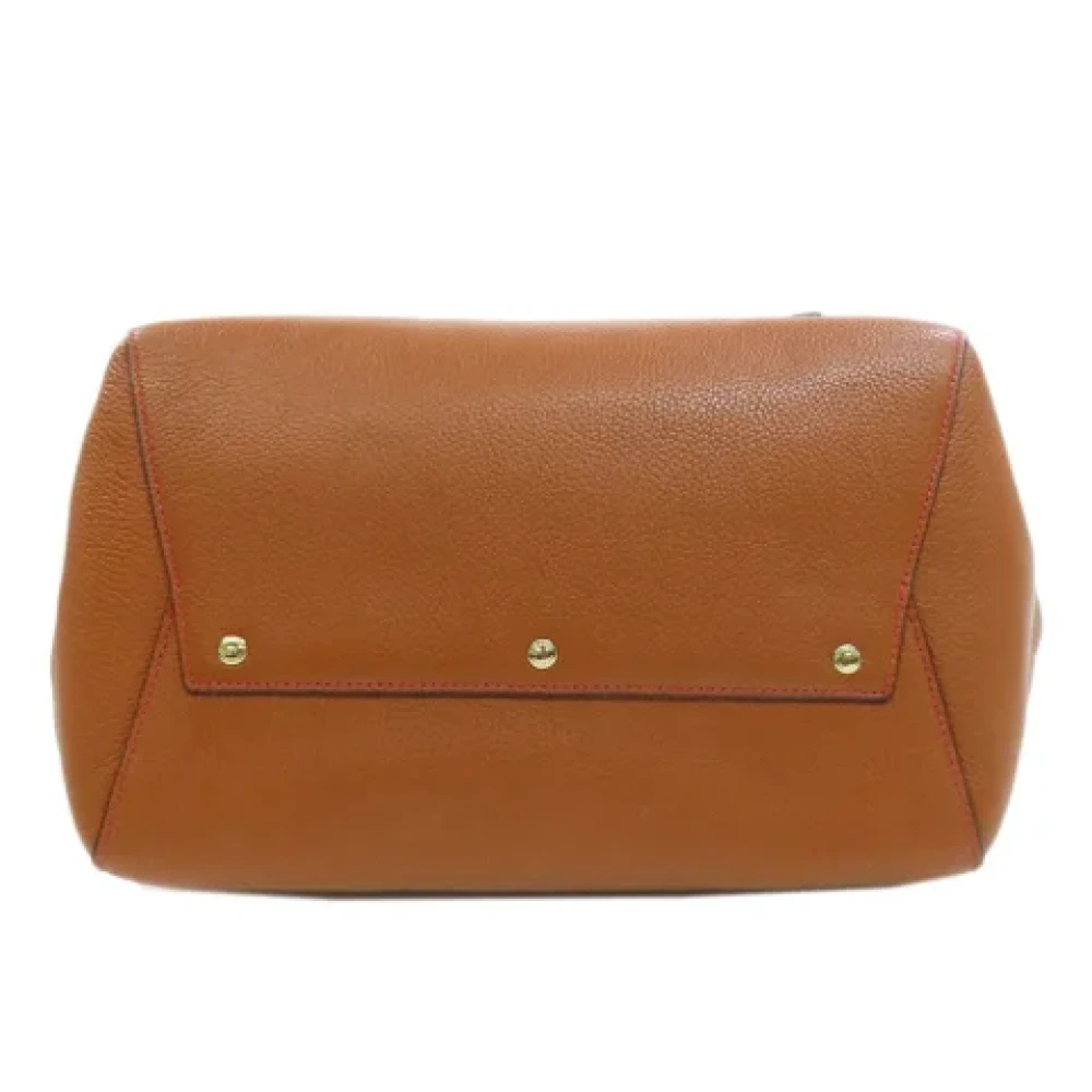 Coach Pre-owned Leather handbags Brown Dames