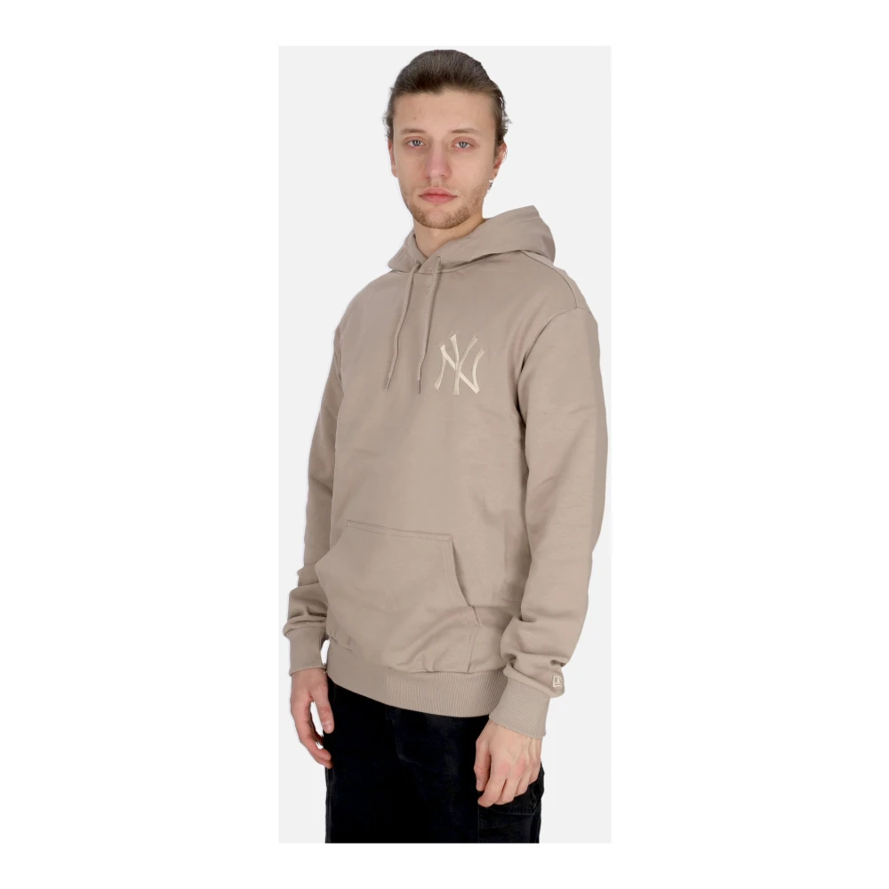 new era MLB League Essentials Oversize Hoodie Brown Heren