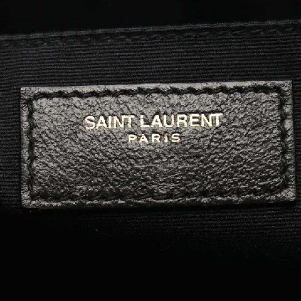 Yves Saint Laurent Vintage Pre-owned Leather shoulder-bags Black Dames