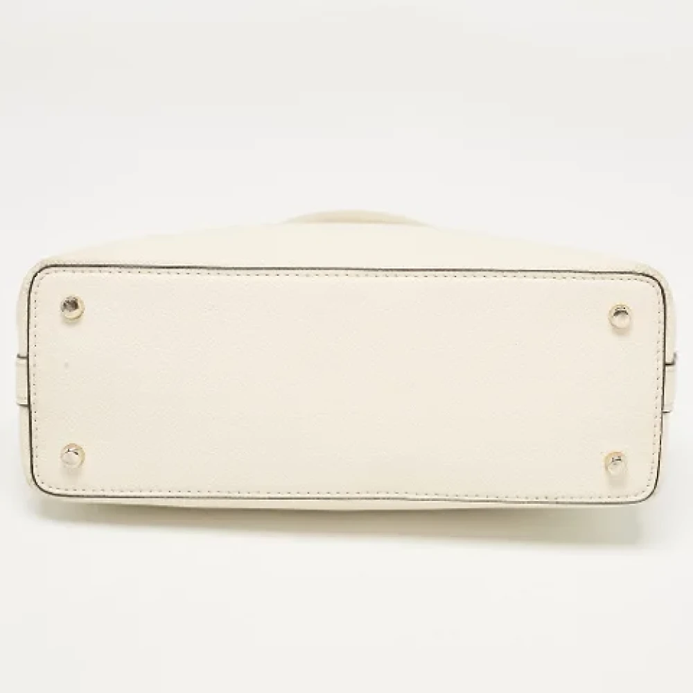 Coach Pre-owned Leather handbags Beige Dames