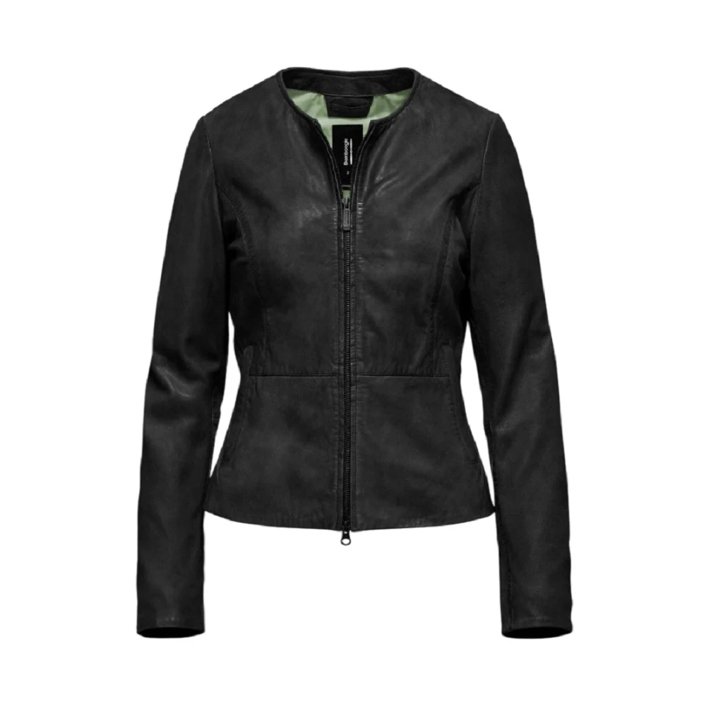 Bomboogie Vrouw Zwart Jassen Dames, Xs, Leer, Arya Leather Jacket