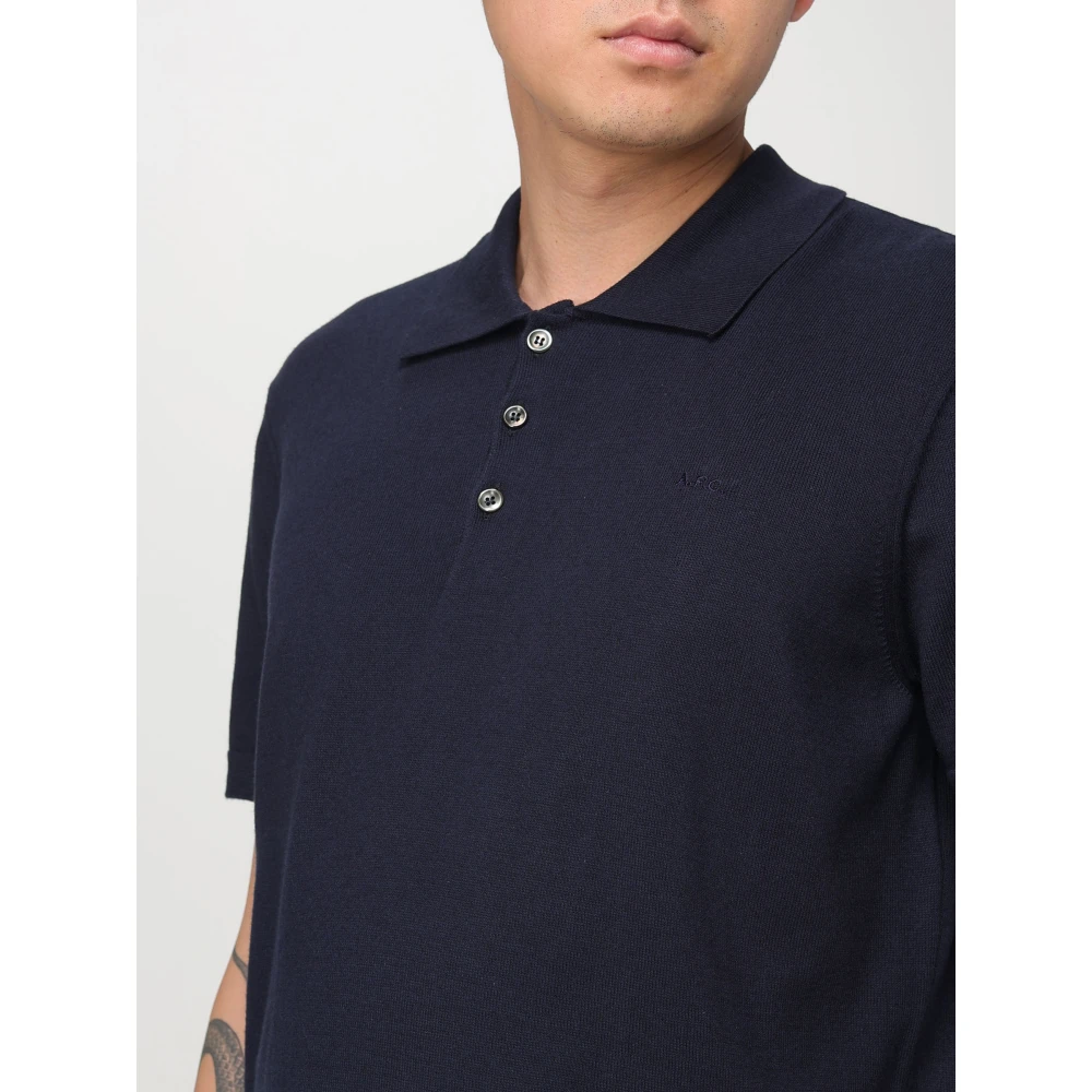 A.p.c. Stijlvolle Sweaters voor Mannen Gregory Blue Heren
