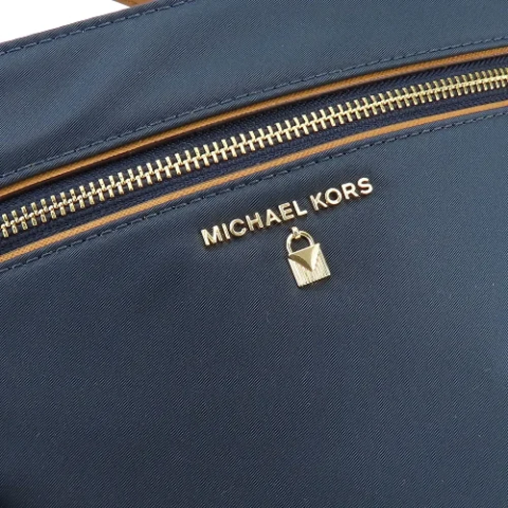 Michael Kors Pre-owned Canvas shoulder-bags Blue Dames
