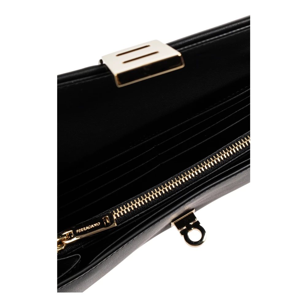 Salvatore Ferragamo Portemonnee aan een ketting Black Dames