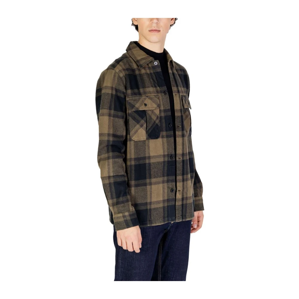 Only & Sons Groen Katoenmix Herenoverhemd Green Heren