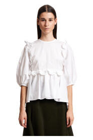 PUFF SLEEVE BLOUSE WITH RUFFLES