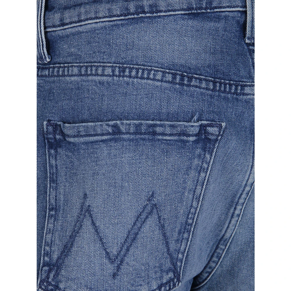 Mother Denim Jeans Samenstelling 98% Katoen Blue Dames