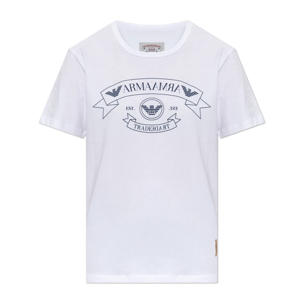 Emporio Armani Damen Weiß Oberteile, Mgröße: