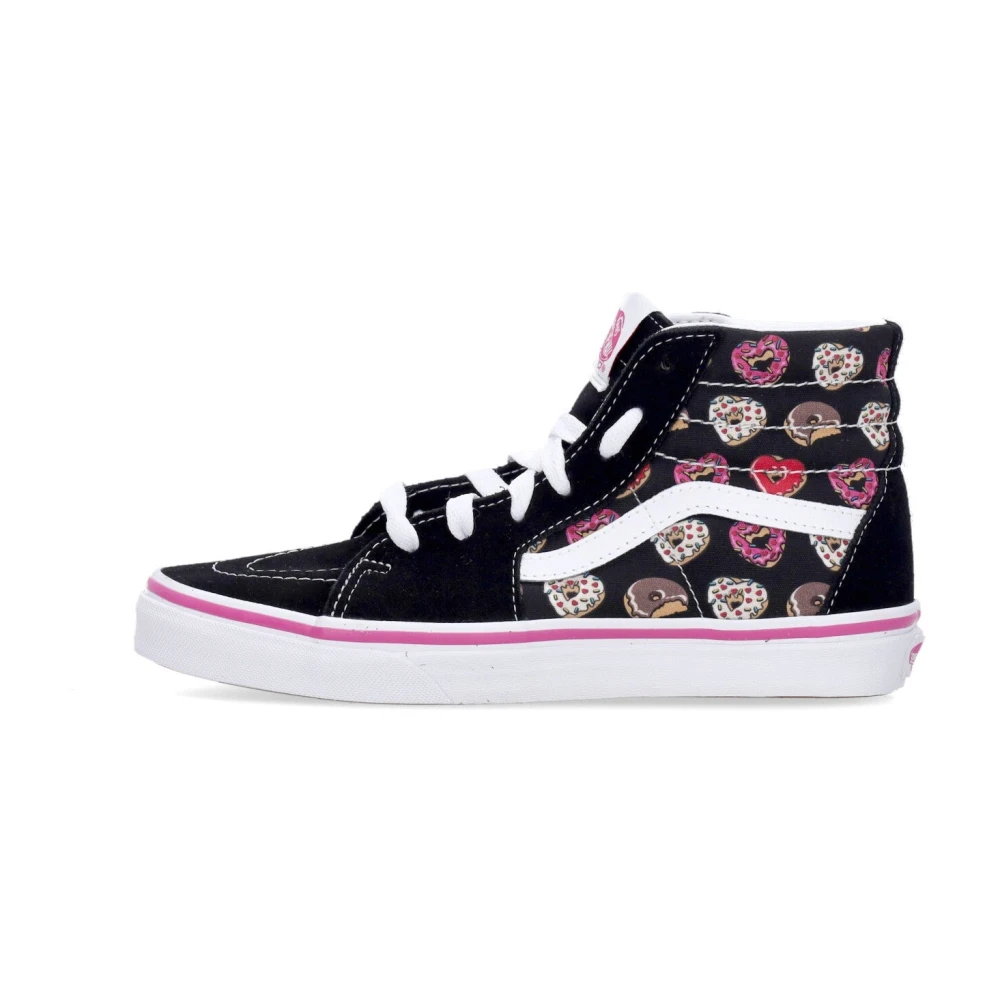 Vans Svart/Rosa Sk8-hi Sneaker Kärlek Black, Dam