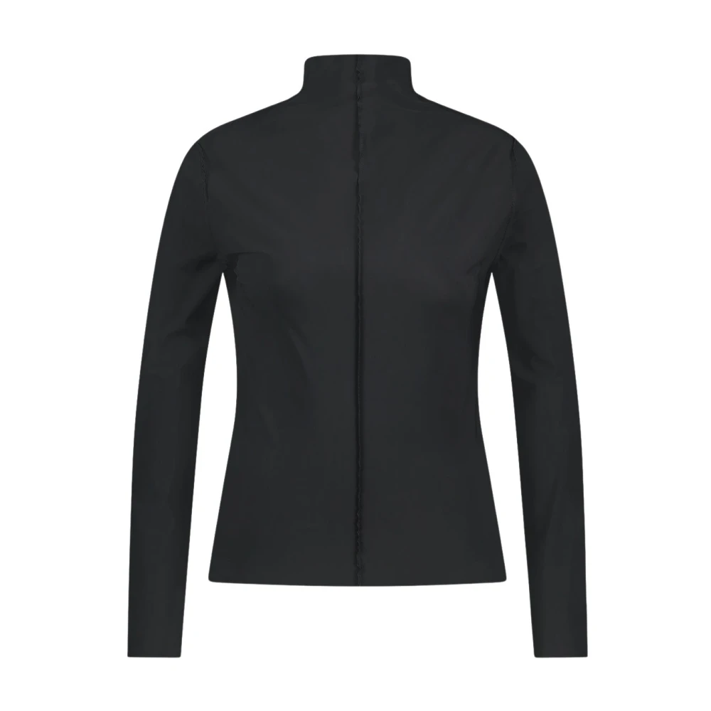Jane Lushka Top van technisch jersey Black Dames