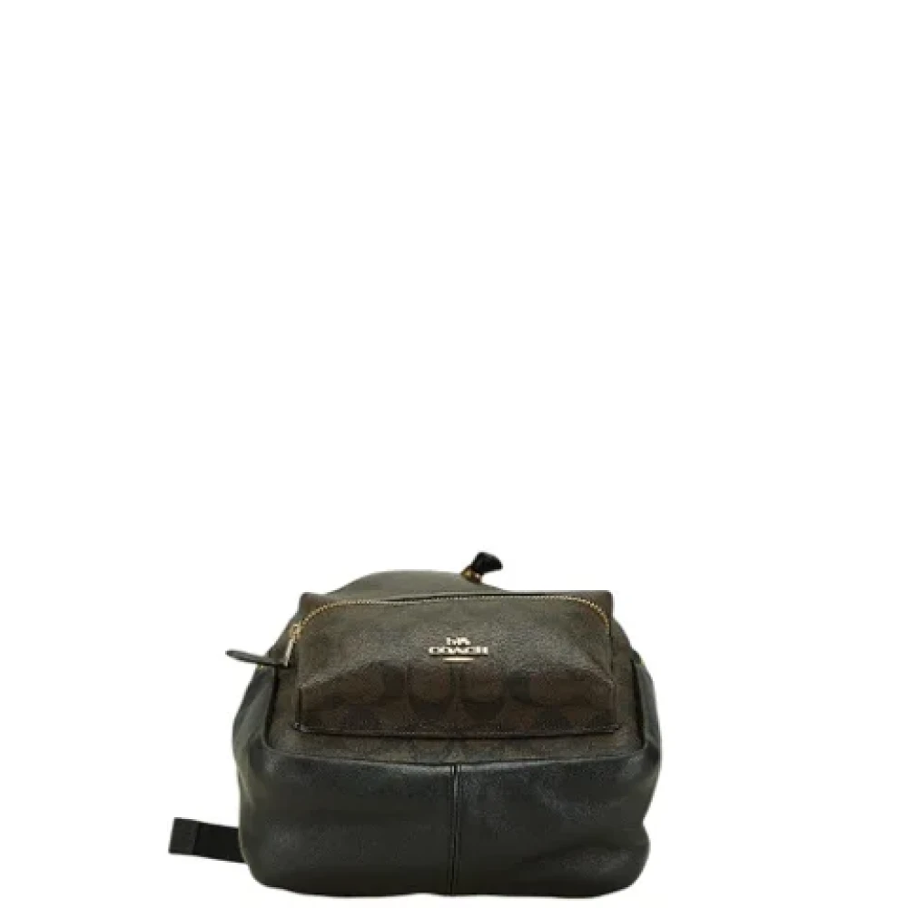 Coach Pre-owned Leather shoulder-bags Black Dames